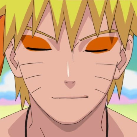 his beautiful cunty orange eyeshadow