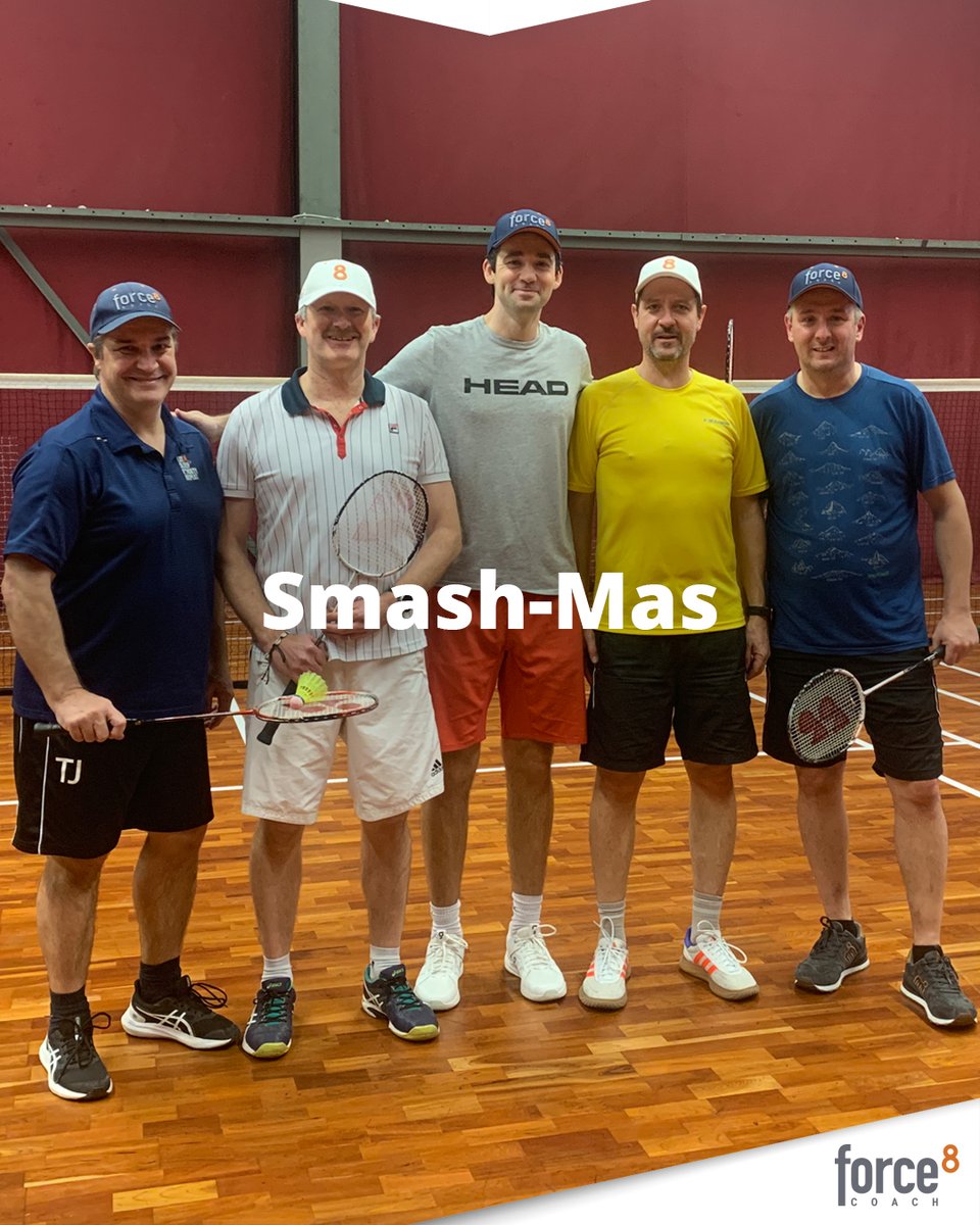 force8_coach's tweet photo. Our Dec Xmas party became a Feb Smash-Mas! 🏸 We tried our hand at badminton with a pro coach and held our own tournament - congrats to our winner, Nicolas! 🏆 Ended the night with Secret Santa and a great meal. Thanks for a sporty, fun evening, team! 🙌🍝🍻 https://t.co/ZbwBBLdyne
