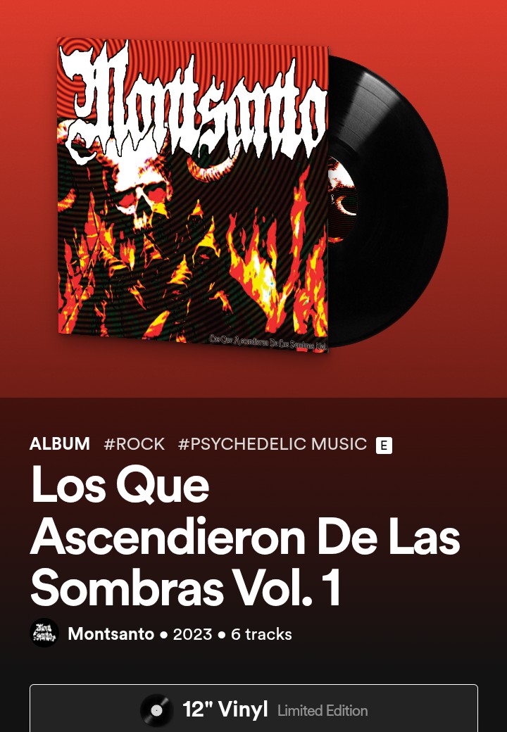Montsantodoom's tweet photo. Vinyl 12" 6 Tracks Edición Limitado a 20 Copias #losqueascendierondelassombras Envío a todo el mundo 'Buy And Shipp Around The World Via:
https://t.co/UCGVc79FpG
#montsanto #doommetal #stonerdoom #metal #indoomwetrust #stonersdealerrecords #DOOM #guitarpicksméxico #heavydoom https://t.co/OXwuD2LJ4v