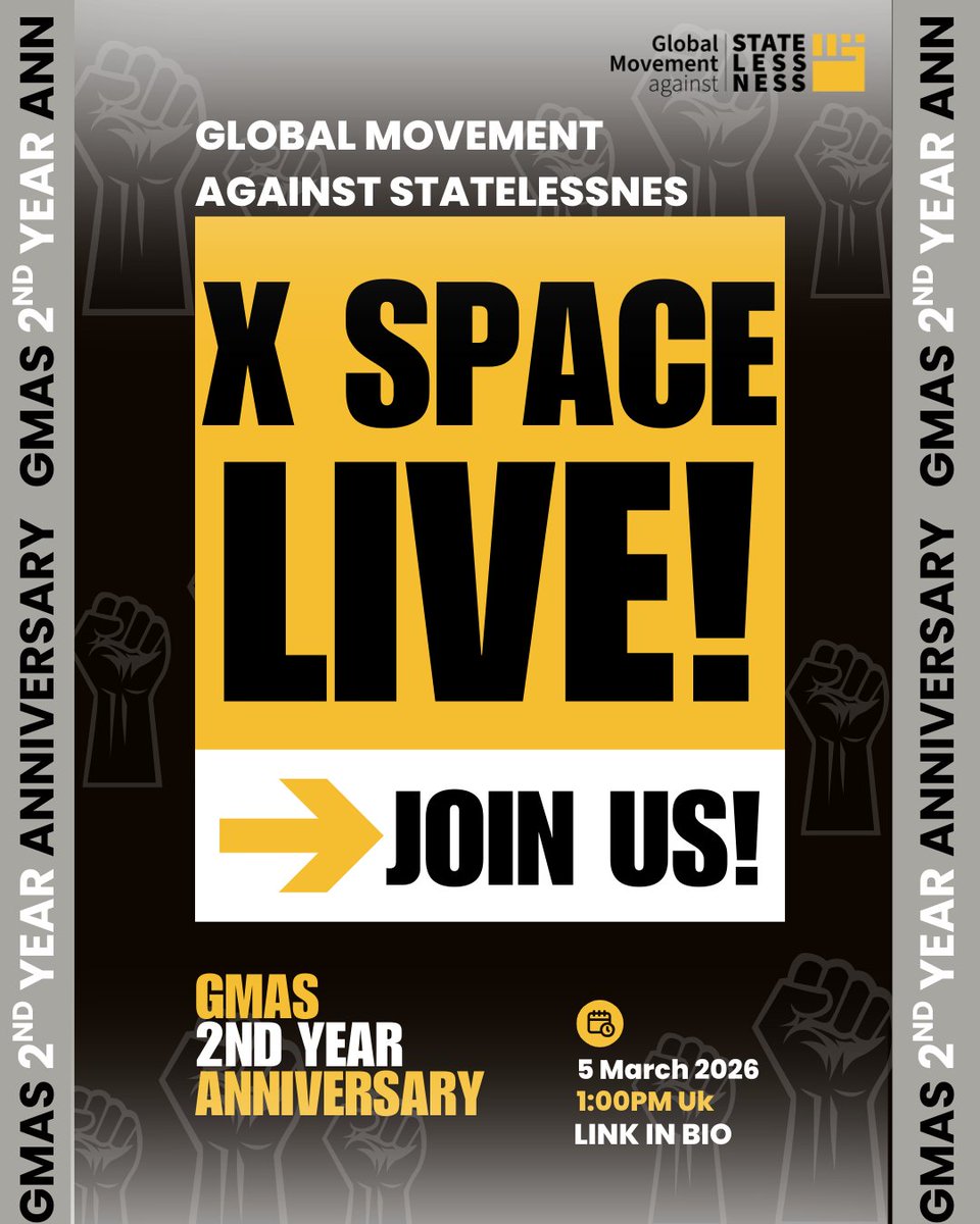 Global Movement Against Statelessness tweet media