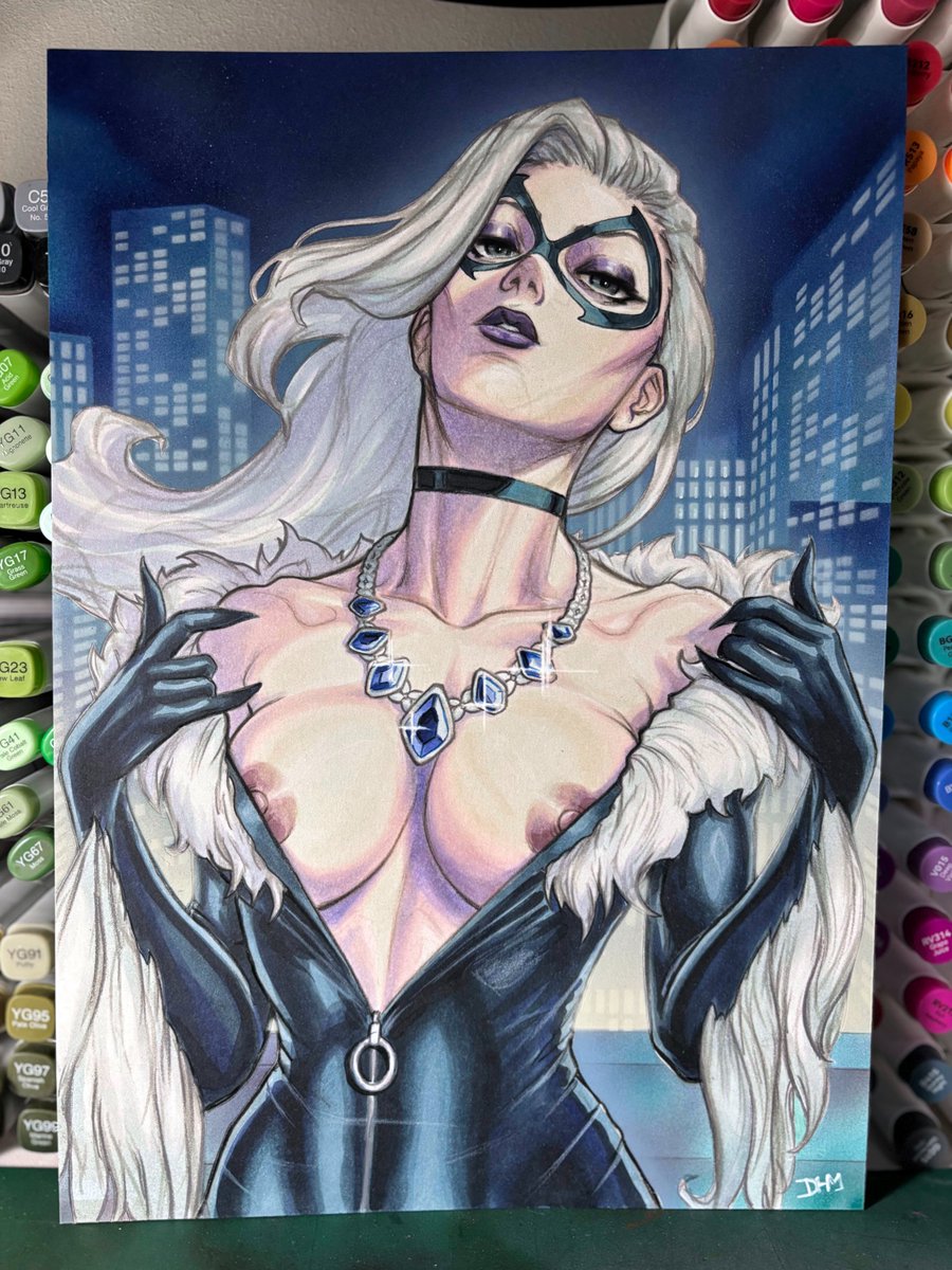 DHMoldon's tweet photo. #BlackCat #marvelcomics #nsfwart https://t.co/Ca7lqH1KG9