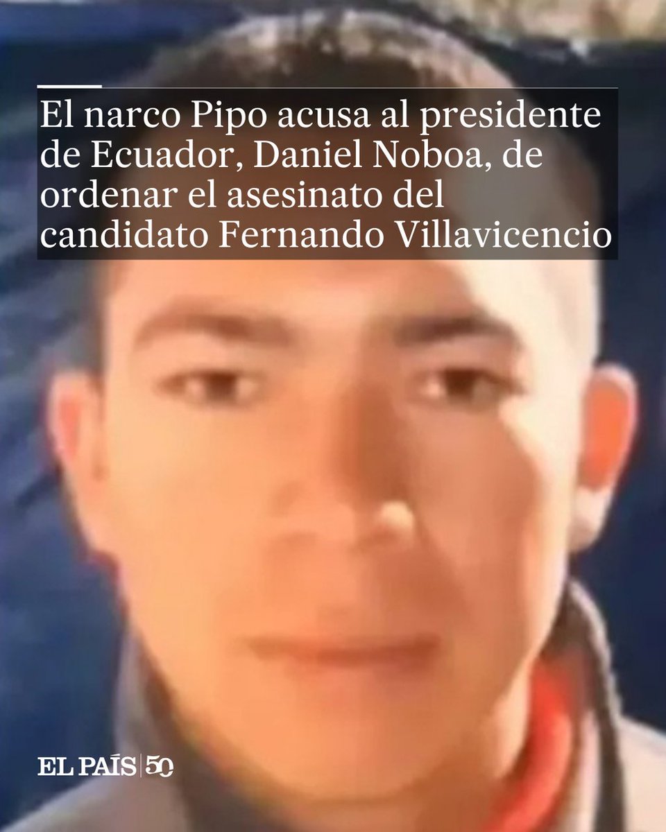 Wilmer Chavarría, alias Pipo, uno de los cabecillas de Los Lobos, ha acusado desde una cárcel española al presidente de Ecuador, Daniel Noboa, de haber ordenado el magnicidio del candidato Fernando Villavicencio dozz.es/tpbjq24