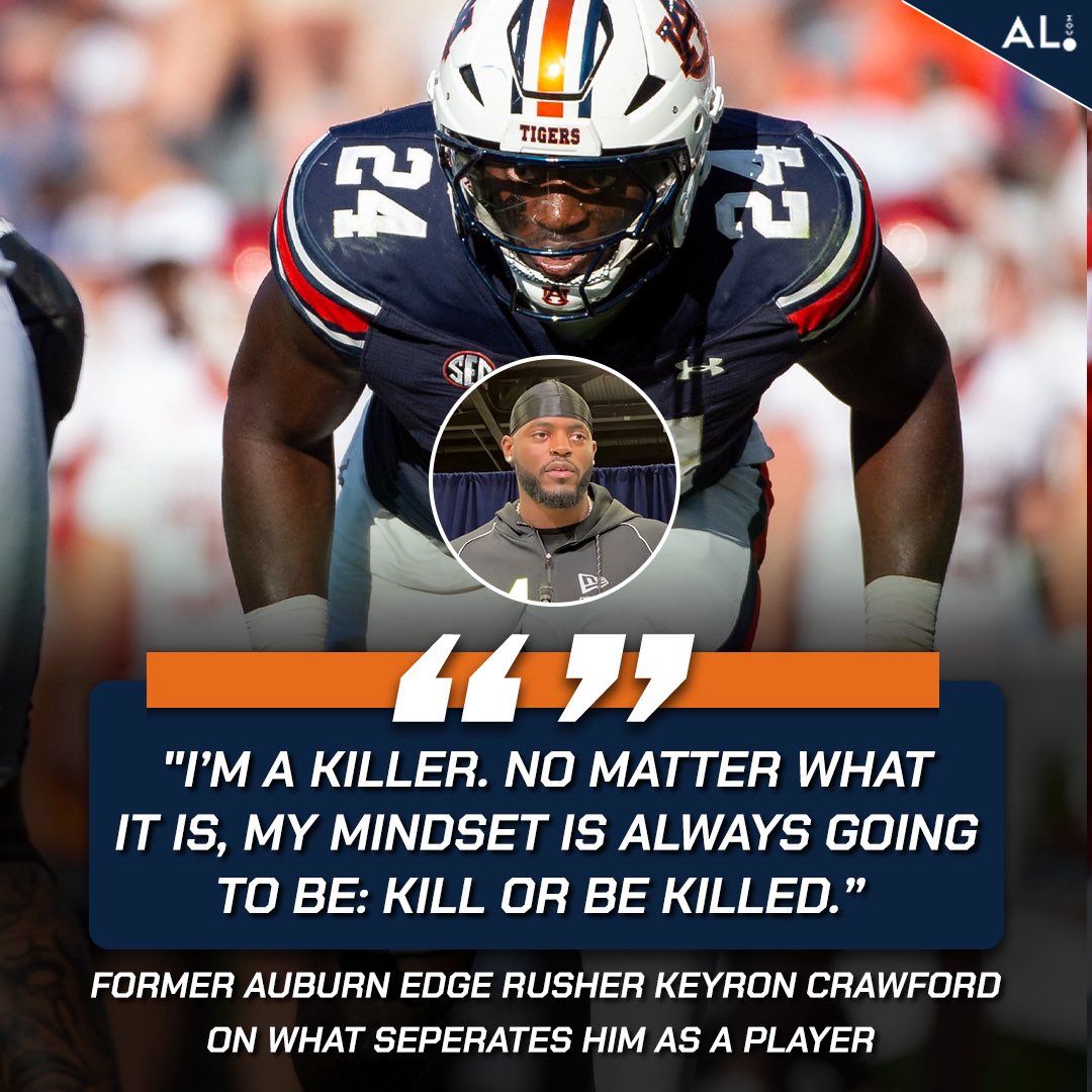 aldotcomTigers's tweet image. Keyron Crawford on what separates him as a player in this years draft class.

#wareagle #auburnfootball #nfldraft