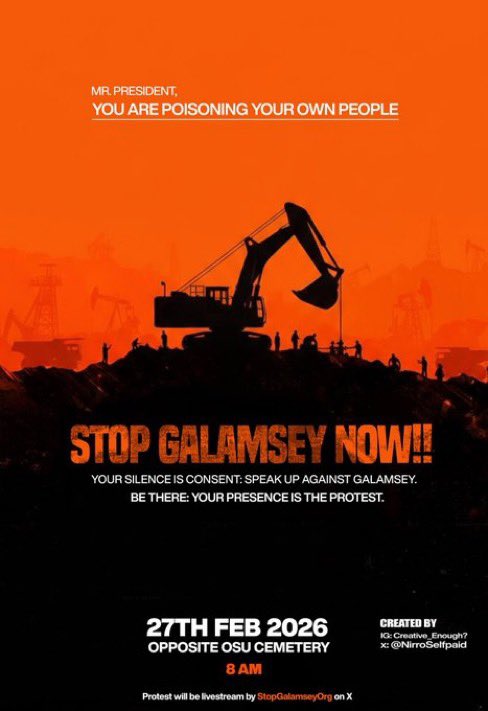 #StopGalamseyNow