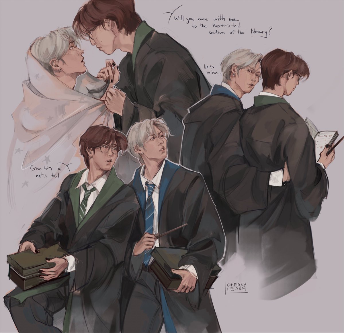 two sly rascals🐰🐹
#minsung #StrayKids #Straykidsfanart