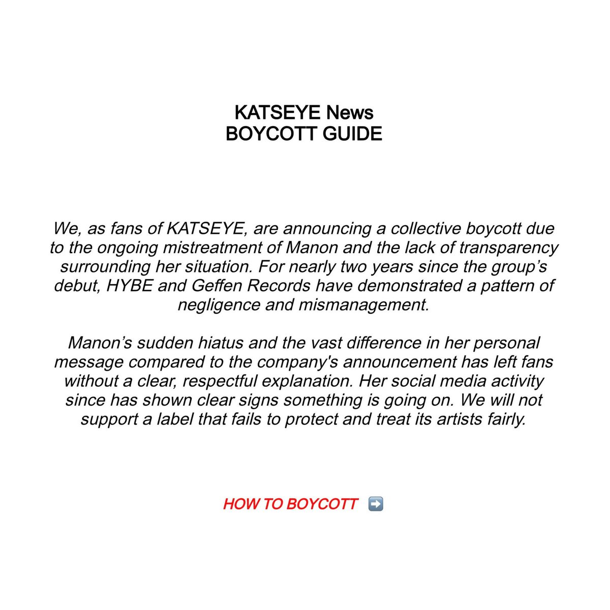 meizinilvr's tweet image. KATSEYE IS SIX

#WEWANTMANON
#BoycottForManon
#JusticeForManon
#ForeverWithManon