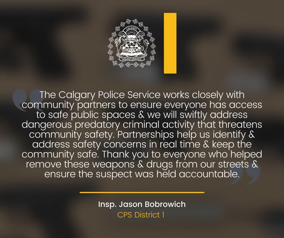 Calgary Police Service - Seized tweet media