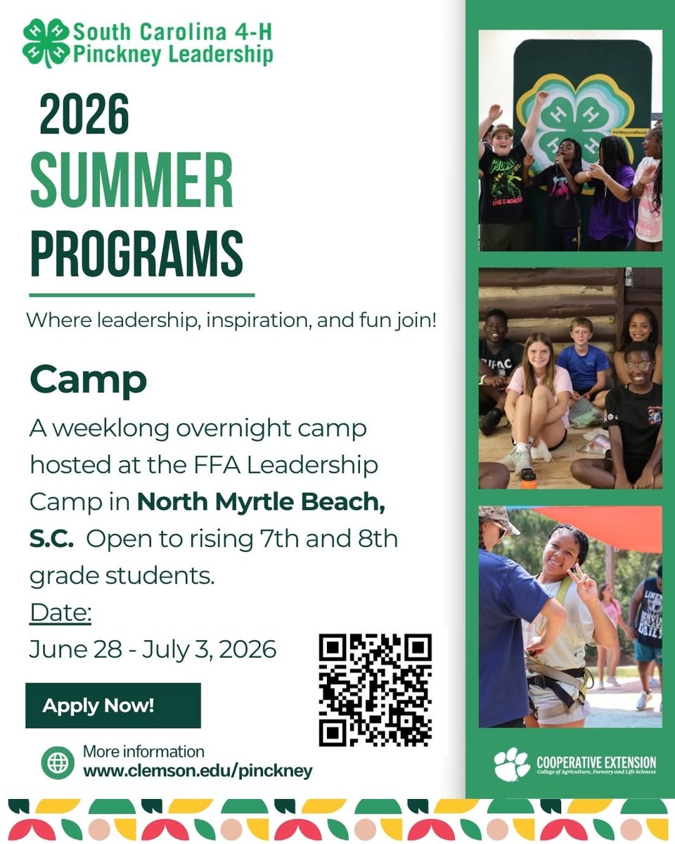 South Carolina 4-H Pinckney Leadership tweet media