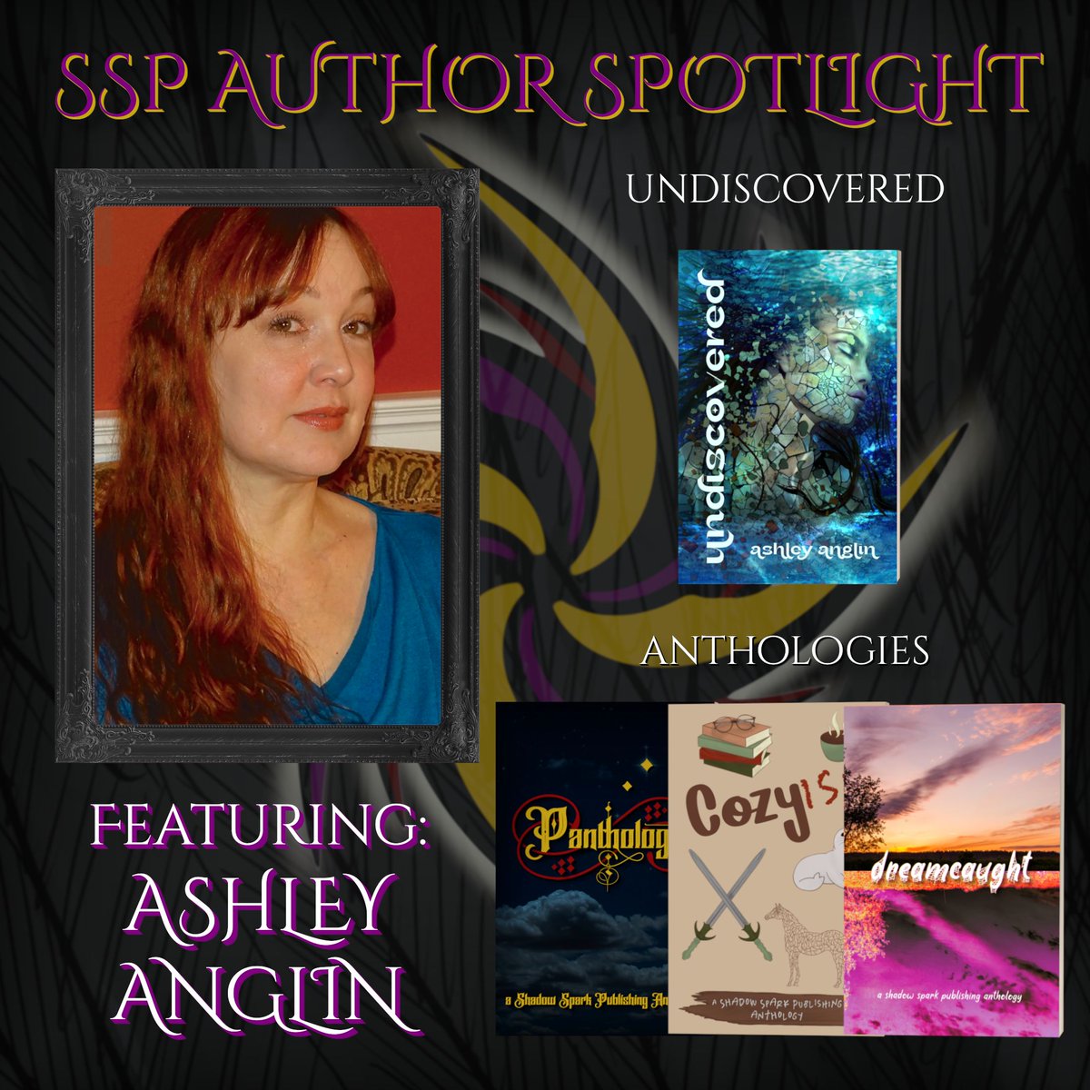 ShadowSparkPub's tweet image. Today's SSP #authorspotlight goes to the incomparably graceful and gorgeous Professor, @dalyashleydrH2o! 

The first real novel Ashley Bevilacqua Anglin read, age 6ish, was The Lion, The Witch, and the Wardrobe. Never looking back, she’s still hanging