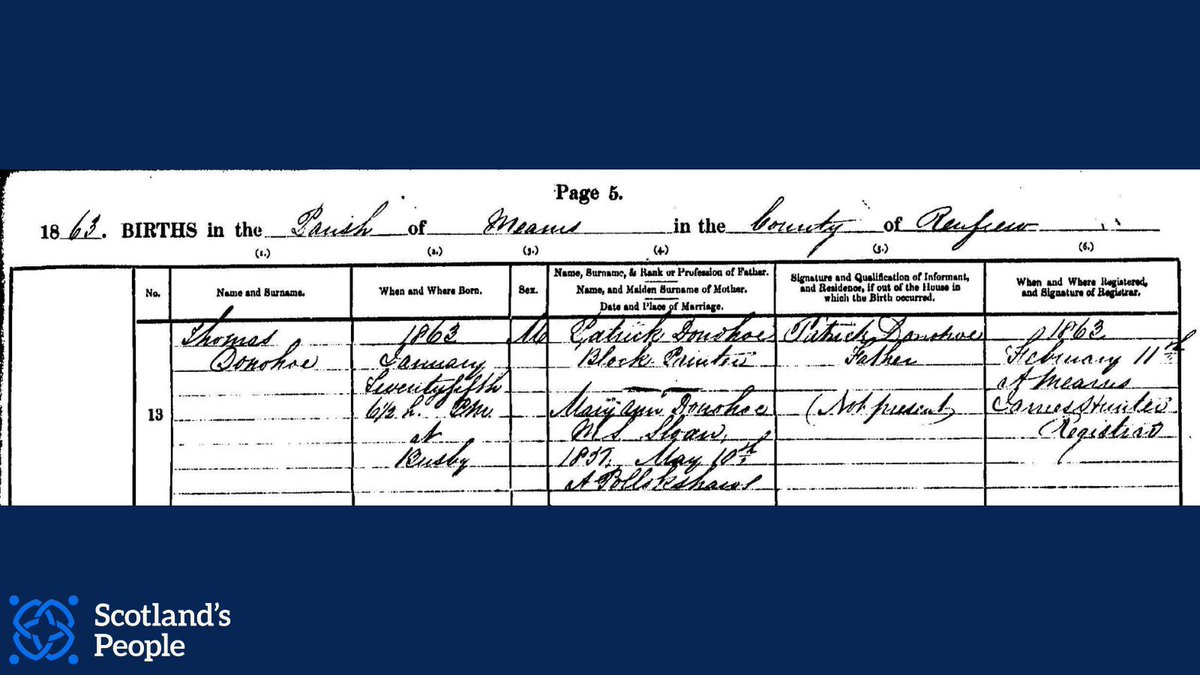 Scotland's People tweet media