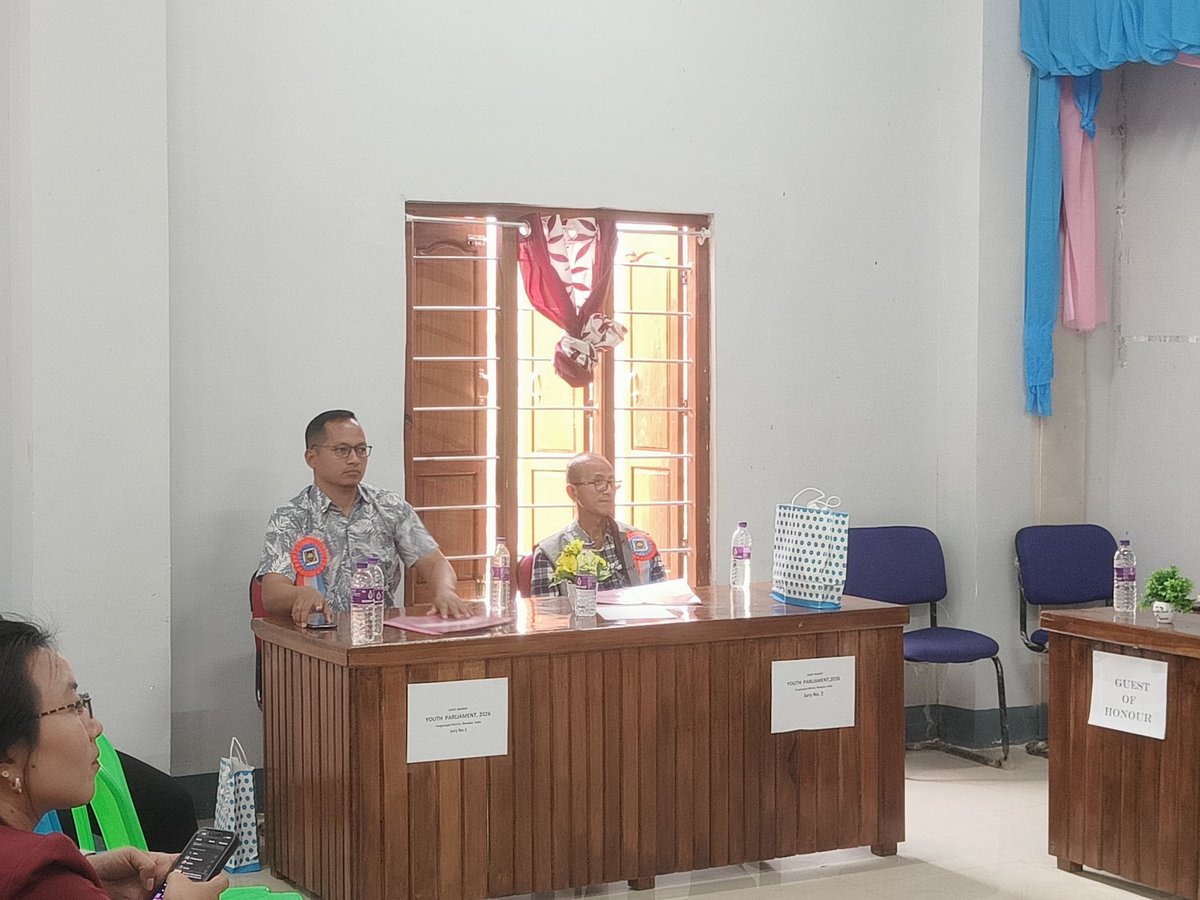 ksomorehblock's tweet photo. 26-02-2026 
KSO Moreh Block attended the Viksit Bharat Parliament – 2026 held at Moreh College, Moreh. 
The programme focused on the vision of a developed India under the theme of Viksit Bharat 2047, encouraging youth participation in nation-building, leadership, policy awareness https://t.co/ag3DPAv8CX
