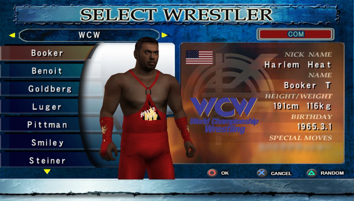 Official_WMI's tweet photo. Getting back into the groove of #KingOfColosseum2 #KOC2 modding. Had to remake Booker from scratce due to the PC crash of 2025, smh. https://t.co/tnKZuYwrc1