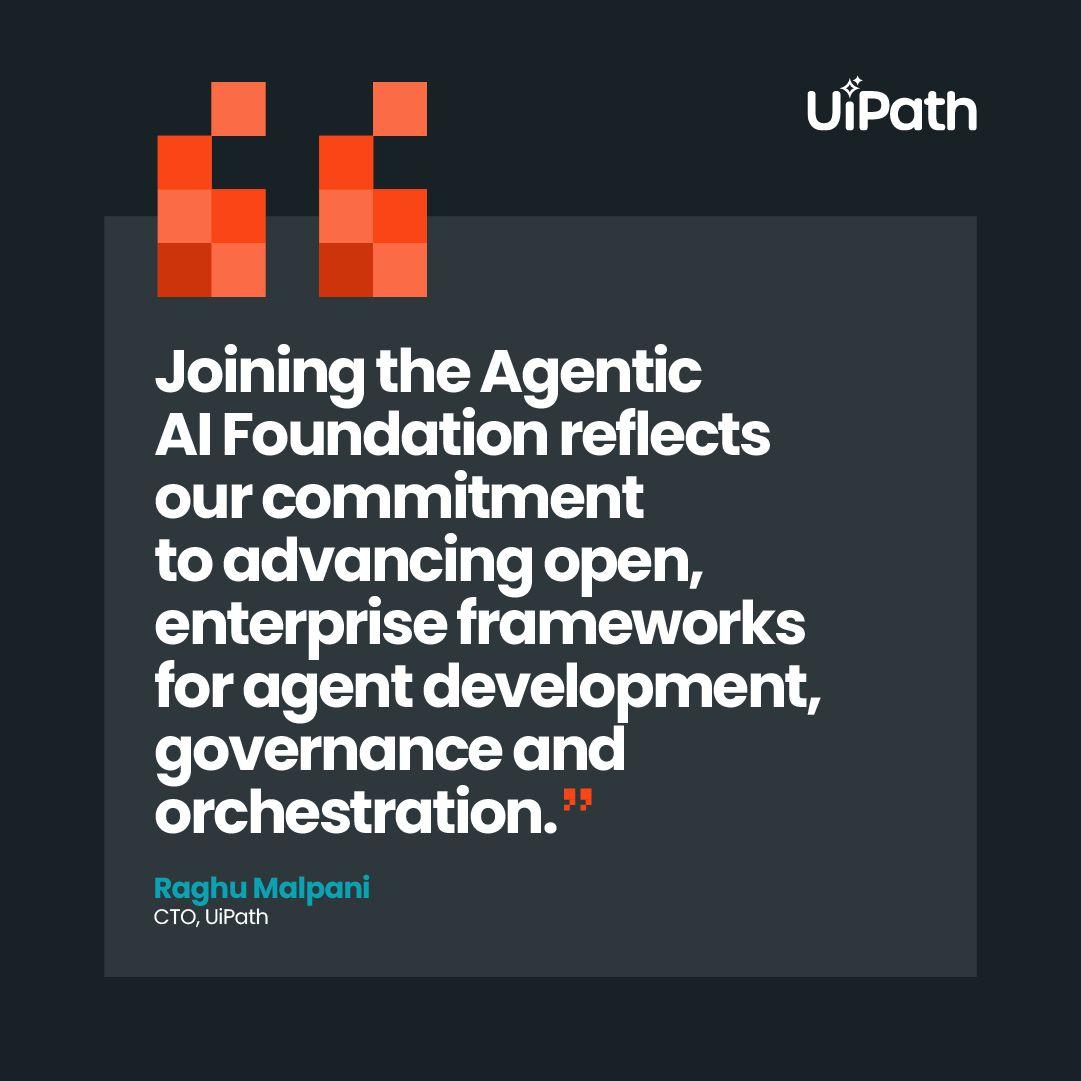 We're excited to share we've joined the Agentic AI Foundation as a Gold Member. We look forward to working with other industry leaders to shape standards and collaborate on open source innovation necessary for scaling #AgenticA🤝- ow.ly/i1F650YmzvK