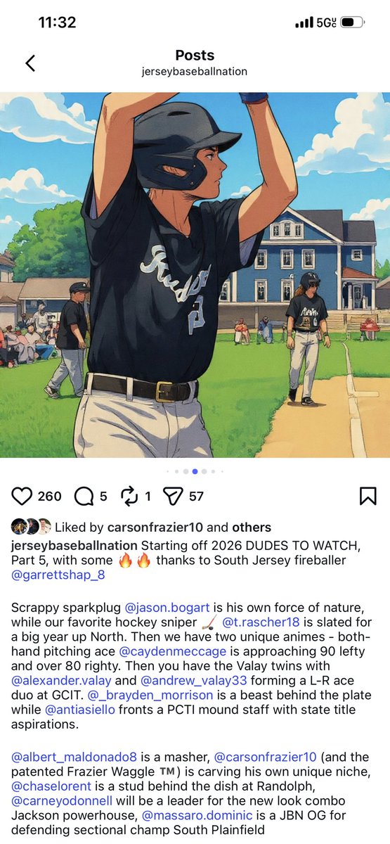CarsonFrazier23's tweet photo. Awsome Cartoon Picture Of Carson.  2026 Preview Some Players To Watch In New Jersey. 
@carsonfazier10 instagram 
@carsonfrazier23 twitter 
@jerseybaseballnation https://t.co/eaAltBOQ2y