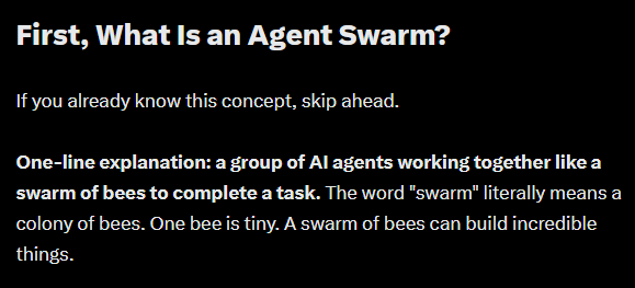 WenSer87's tweet photo. Vox is author's username lol. The point of the article is the author is talking about the strategy of "Agent Swarm"

https://t.co/S9D65VaLED https://t.co/hmRpWrDEG8