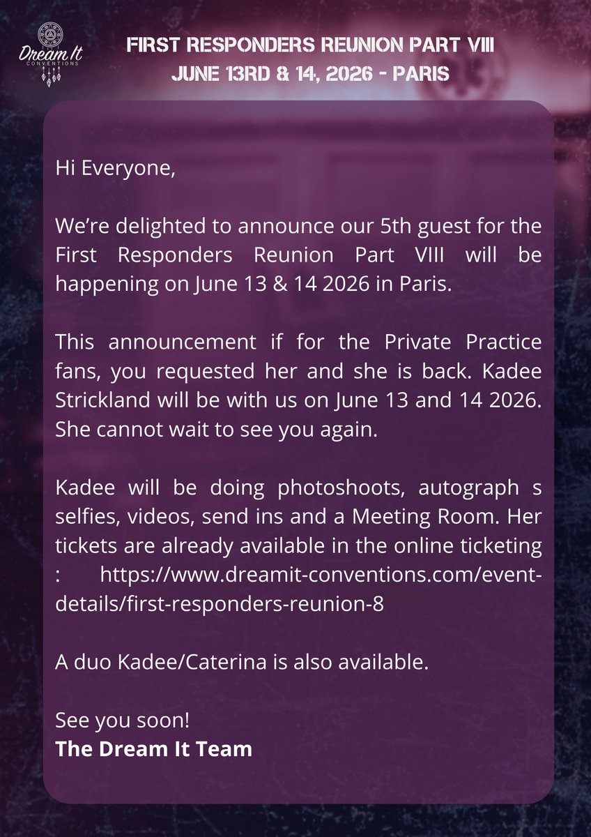 Dream It Conventions tweet media