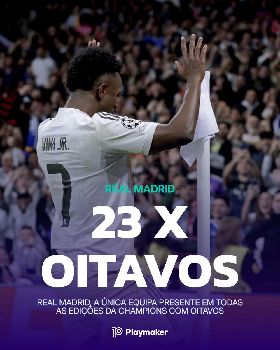playmaker_PT's tweet photo. + presenças nos oitavos de final da Champions (no novo formato, fase que existe desde 2003/04):
23 🇪🇸 Real Madrid⬆ 
22 🇩🇪 Bayern⬆ 
20 🇪🇸 Barcelona⬆ 
18 🏴󠁧󠁢󠁥󠁮󠁧󠁿 Chelsea⬆ 
17 🏴󠁧󠁢󠁥󠁮󠁧󠁿 Arsenal⬆ 
14 🇵🇹 FC Porto
14 🇫🇷 PSG⬆ 
13 🇮🇹 Juventus
13 🏴󠁧󠁢󠁥󠁮󠁧󠁿 Liverpool⬆ 
12 🏴󠁧󠁢󠁥󠁮󠁧󠁿 Man. United
12 🇮🇹 Inter
12 🏴󠁧󠁢󠁥󠁮󠁧󠁿 Man. City⬆ 
12 🇪🇸 Atlético Madrid ⬆
