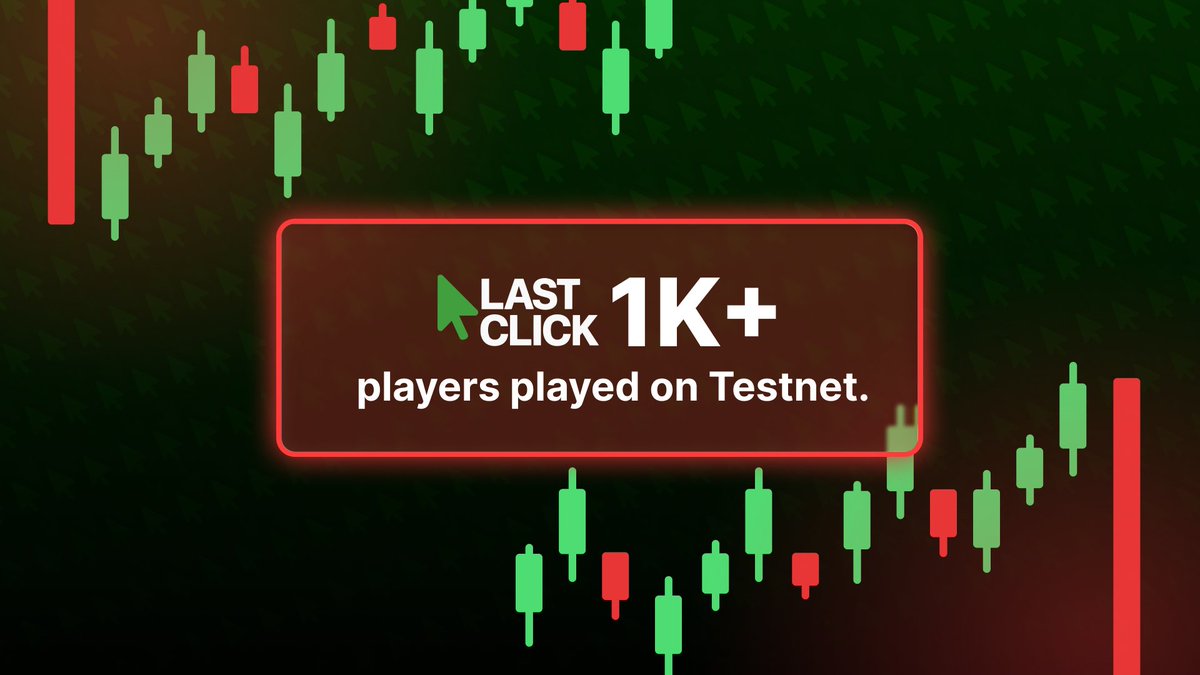 1,000+ players played on Testnet

We are now live on mainnet. Join us here lastclick.fun

$LASTCLICK Don’t blink