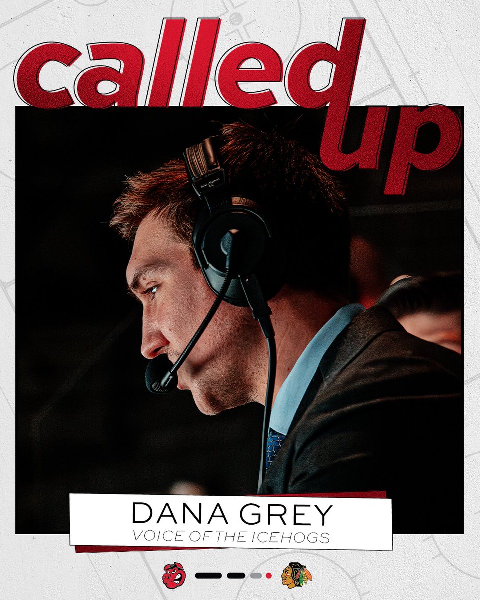goicehogs's tweet photo. DANA TO THE SHOW 🎙️

Our very own Dana Grey will be calling the next four Chicago Blackhawks games!! Be sure to tune in and show your support. https://t.co/8U4cgJFN9w