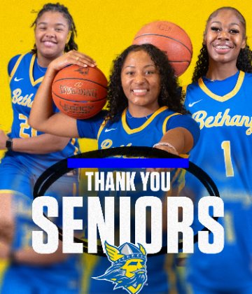 Huge thank you to these three seniors! Your leadership and impact on our team goes beyond the court. You are what it means to be a Swede! Thank you for all you've done for our program and Bethany 💙💛