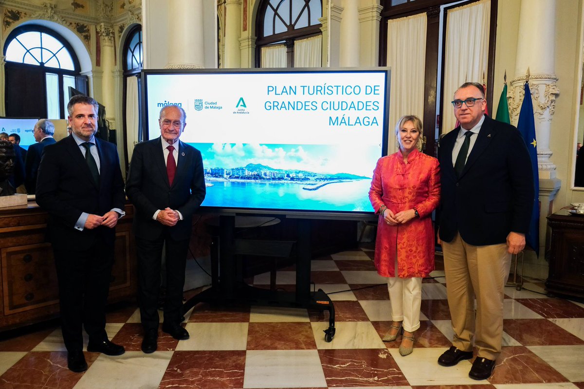 Arturo_BernalB's tweet photo. Gran noticia para #Málaga. Hoy presentamos el Plan Turístico de Grandes Ciudades, con más de 16,4M€. Una herramienta clave para reforzar la competitividad y la sostenibilidad del destino.

Un ejemplo del modelo de éxito que impulsamos para #Andalucía con inversión y gestión. https://t.co/DDb6WBgdkg