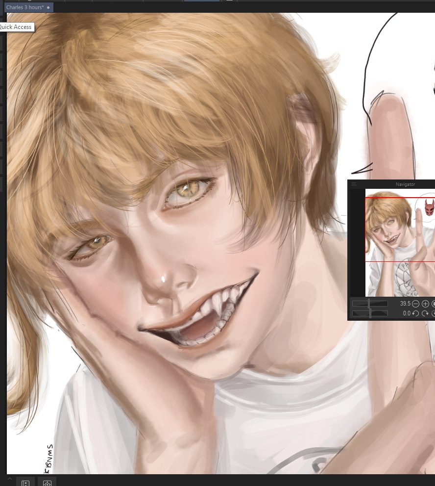 sputfkbnms's tweet photo. Painting happily my fav character from blue lock Charles Chevalier 😈✨️

#ブルーロックFA #bluelock #bluelock336 https://t.co/Df6JRxkBt4