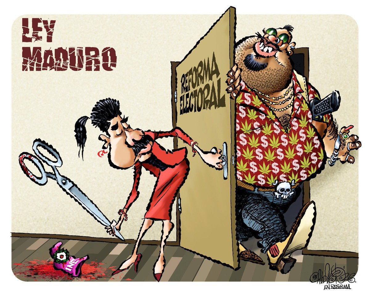 Ley Maduro... Por <a href="/CartonCalderon/">PacoCalderónCartones🇲🇽❤️🇺🇦❤️🇮🇱</a> en <a href="/Reforma/">REFORMA</a>