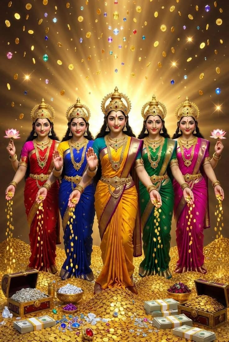 True richness begins with Lakshmi’s divine blessings.🚩