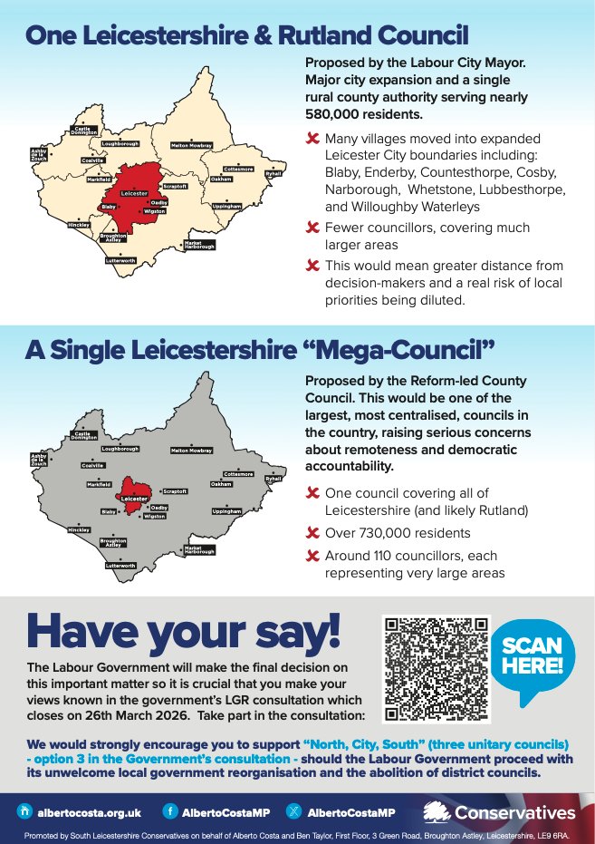 Alberto Costa MP - South Leicestershire tweet media