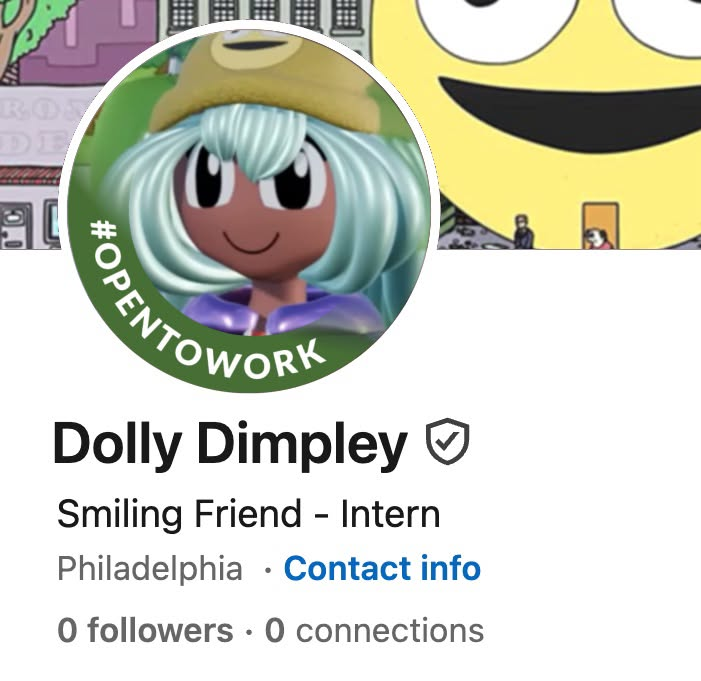 y'all look who i found on linkedin😭