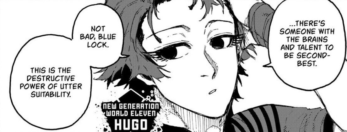BLUE LOCK CH338 PREVIEW : 

"Hugo, who developed his "suitable destiny  theory", talks about his n°2 ego!’

yea ‘double joker’ was def a bait we just getting a hugo yapping session ggs
