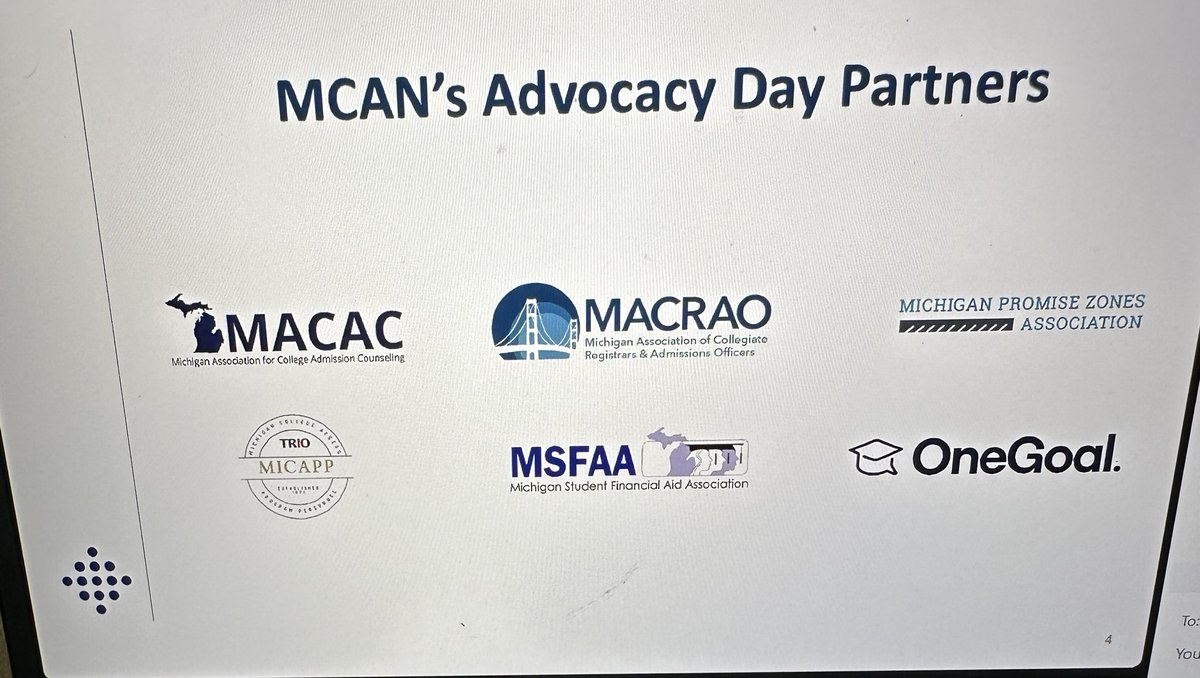 Excited to be part of this event with <a href="/MICollegeAccess/">MCAN</a> #postsecondarysuccess