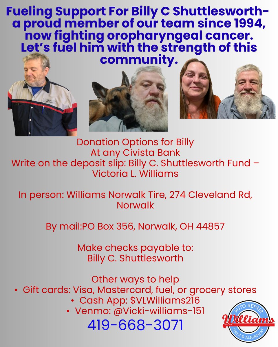 williamsnta's tweet photo. Any donation helps https://t.co/ef0SmEIk2D