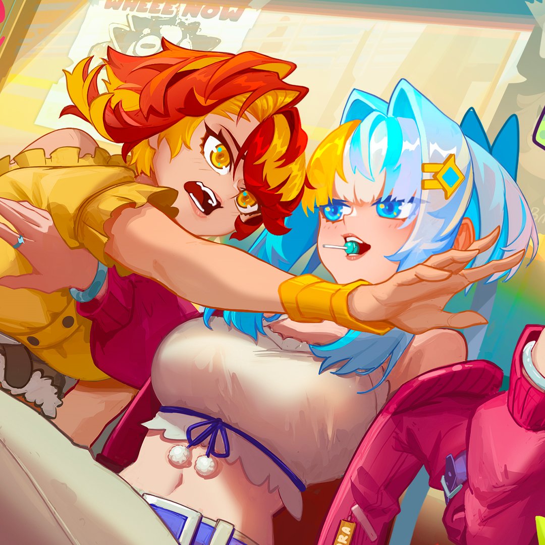 blckestella's tweet photo. Don't mind if I do 😉.Malaysian  here 😎. My OC, My beautiful Daughters ✨💛💙❤️yey https://t.co/5lpHBHBLwS