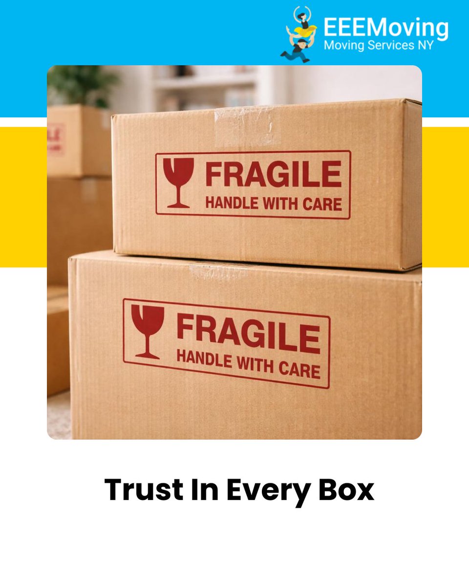 eeemoving's tweet image. Your belongings deserve expert care. At EEEMoving, we handle every item with responsibility—packing intentionally and moving with care. Trust our actions, not just words. Move with us: eeemoving.com #TrustedMovers #ProfessionalMoving