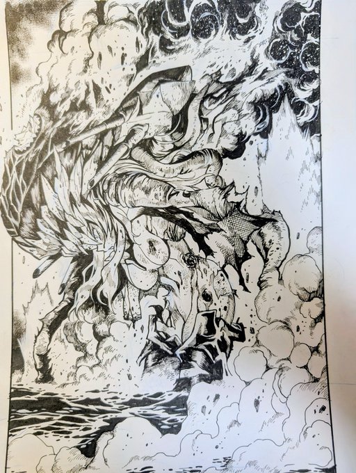 弾薬庫誘爆10秒前の空母ヲ級。こんなイラストばかりの本が出ます。多分‥ 