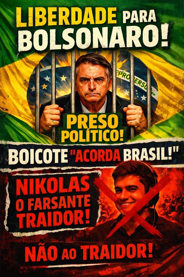 Nikolas convocou? Eu não vou.