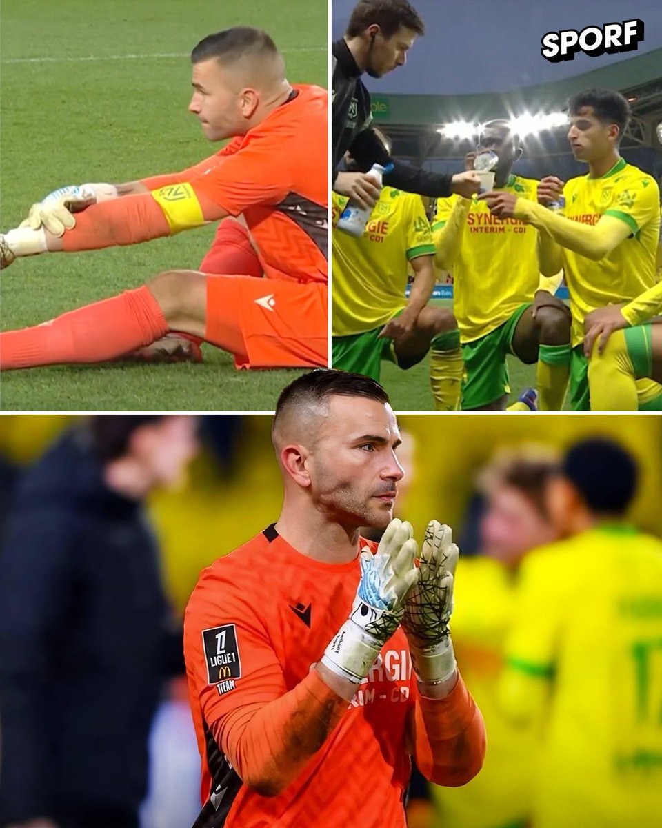 Portuguese goalkeeper Anthony Lopes faked an injury during a Ligue 1 match, creating a brief stoppage that allowed his Muslim teammates to break their fasts during Ramadan. 👊

Ligue 1 regulations do not permit official pauses for religious reasons. 👎

The Portuguese
