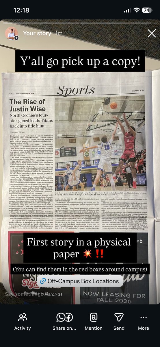 KrisWilhelm_uno's tweet photo. Y’all go pick up a copy of my first story that’s in print! You can also read it digitally here: https://t.co/LvlP54Qpi9
Big thanks to @NOHSTitansBball @CoachRasBball and @justin_wise2 as well as @redandblack ! https://t.co/VisbVZpQHc