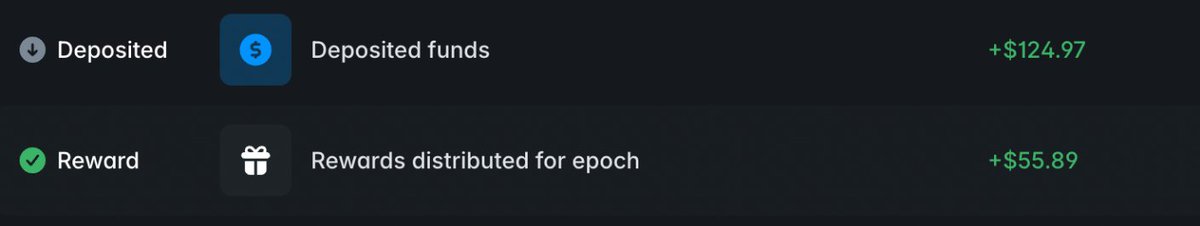 Rewards update💰: $180 (+$125 sponsored rewards)      

A lot of my liquidity was tied up in the Zach investigation market, so I haven’t been able to farm as much as I normally would.  

Still, the key is consistency. 🔑

Also, it would make much more sense if <a href="/Polymarket/">Polymarket</a> started