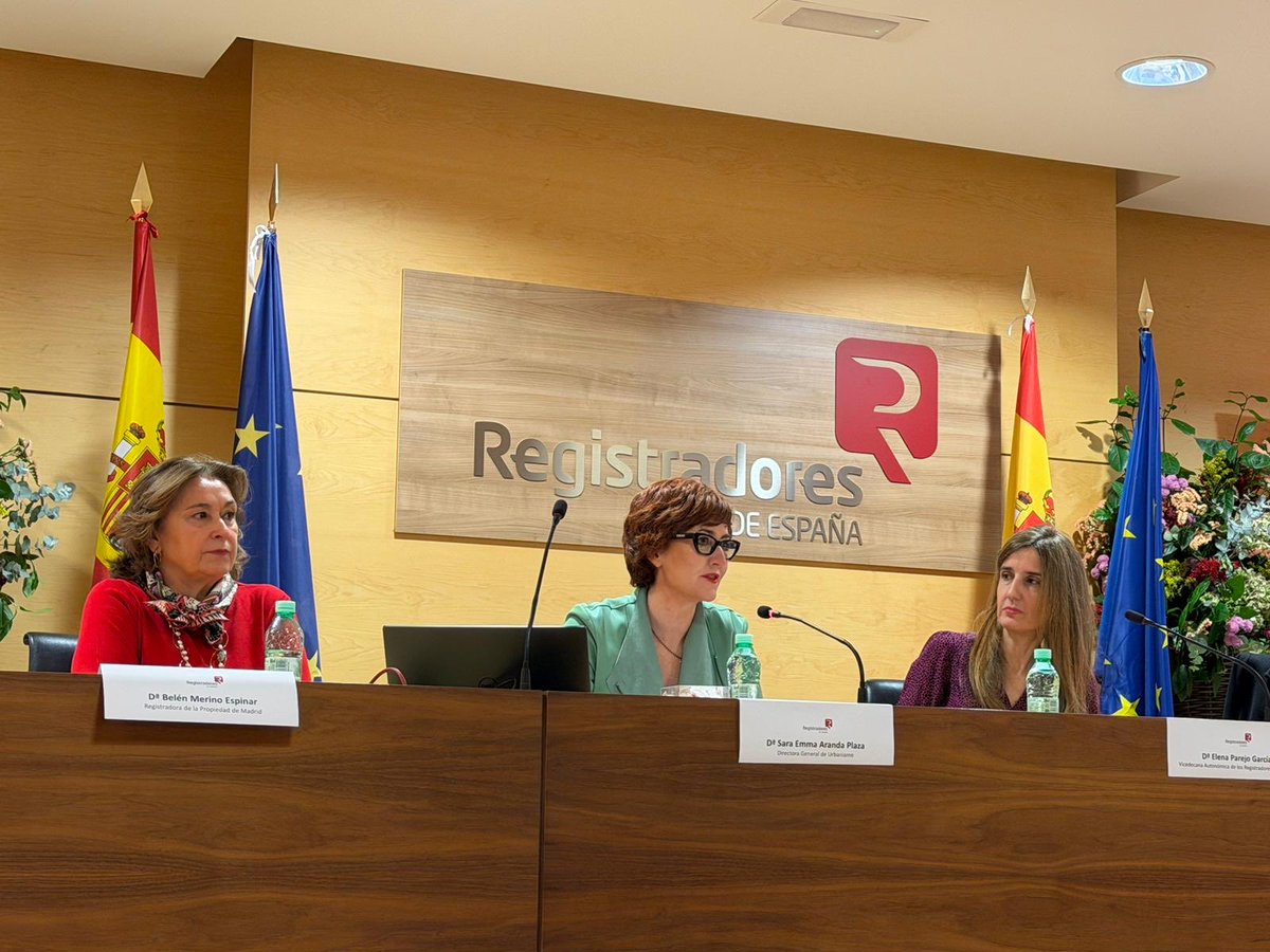 decanatomadrid's tweet photo. El martes se presentó en el decanto de Madrid el proyecto de la futura LEY LIDER. Esta ley supondrá la derogación de la Ley del Suelo de 2001. 
 
Asistieron como ponentes Dª Sara Aranda, D. Raul Herranz, Dª Estefanía Jiménez, Dª Belén Merino y D. Joan Manuel Trayter. https://t.co/qMFtBX186a