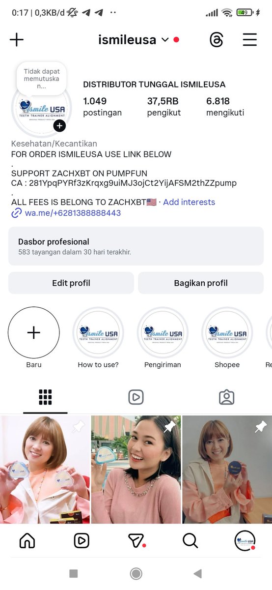 MikihaeilAngelo's tweet image. $ZACHXBT Zach Will claim all the fees, buyback and burn only with the CA below 
.
281YpqPYRf3zKrqxg9uiMJ3ojCt2YijAFSM2thZZpump
.
We are doing bullposting every minutes to support Zach, and send the SCAM ZACHXBT coin  to zero 
.
Till billion