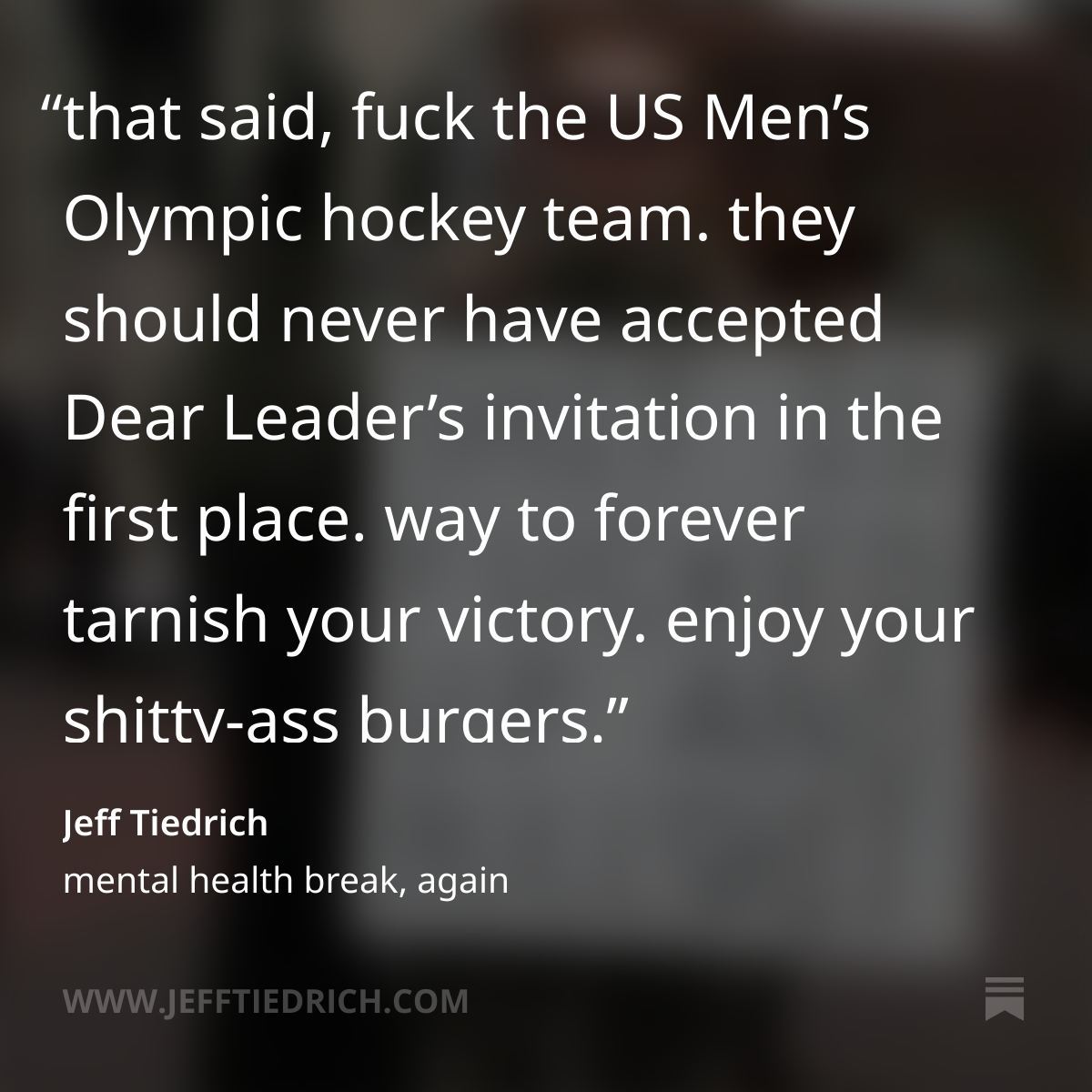 Jeff Tiedrich tweet media