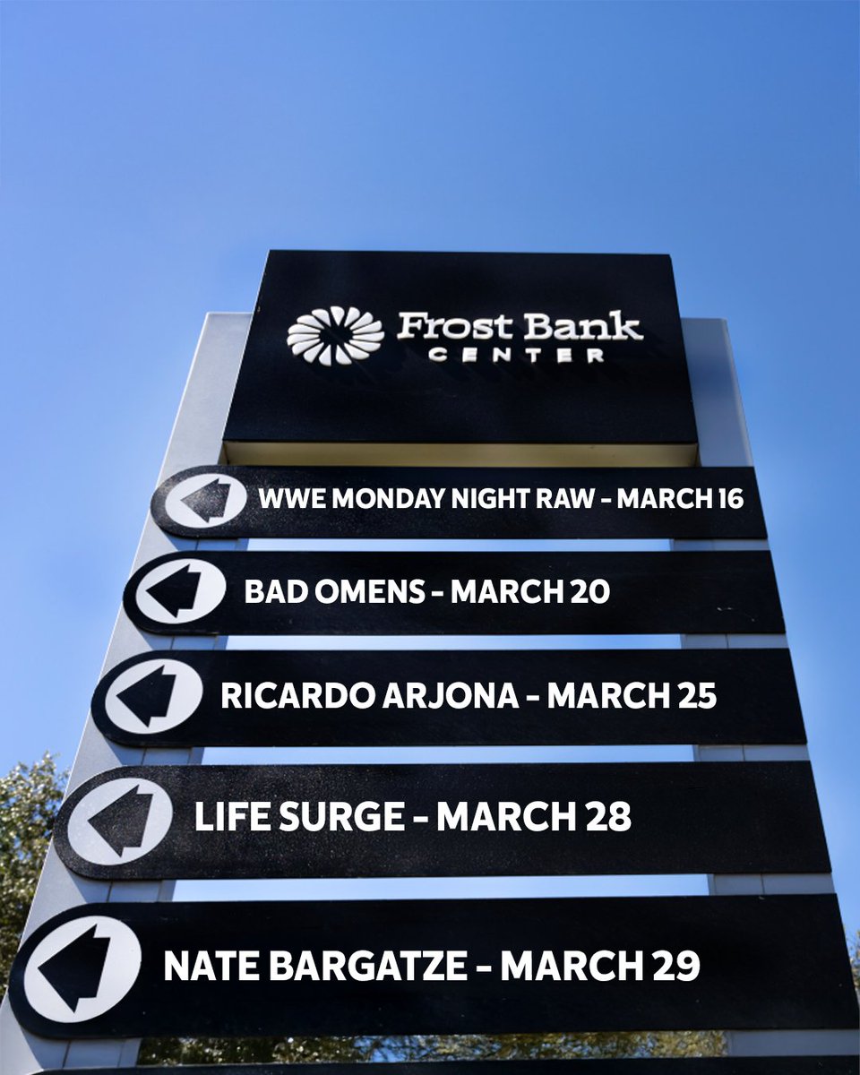 Frost Bank Center tweet media