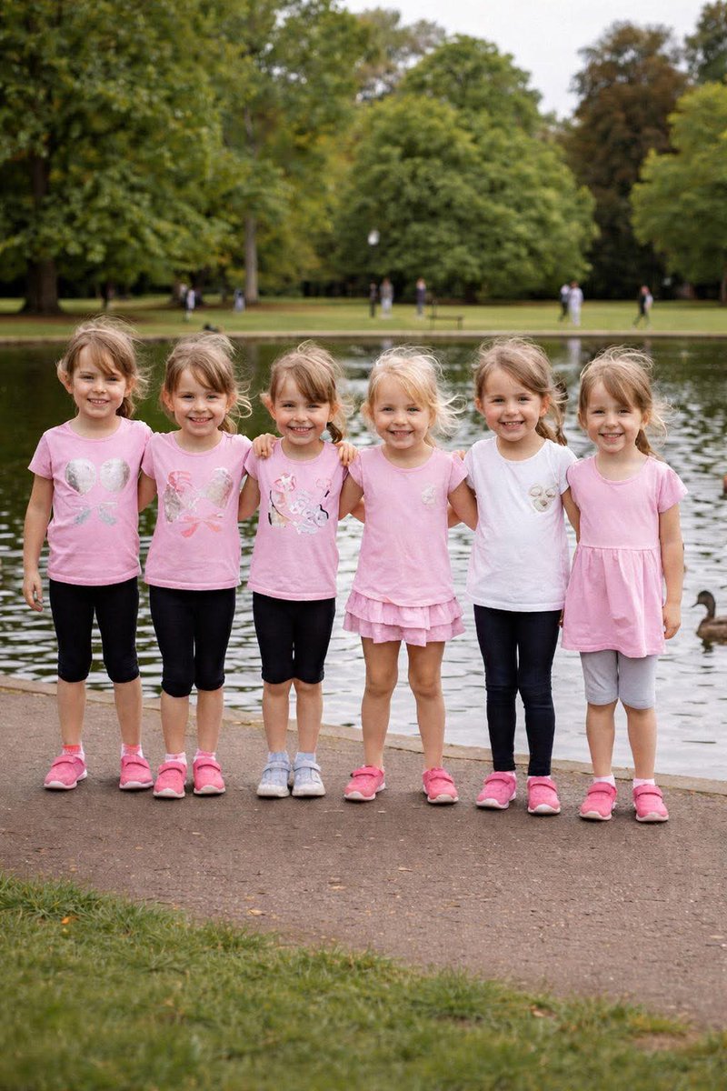 My sextuplets turned 4 today! As a mom, I would be so happy if everyone wished them a happy birthday.
🩷🩷🩷🩷🩷🩷