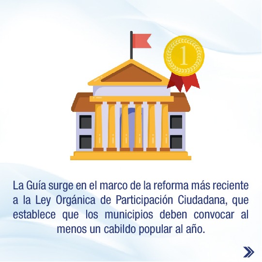 competenciascnc's tweet photo. ¡La democracia se construye en el territorio! 🇪🇨🏛️

La"Guía para la Activación del Cabildo Popular", es un recurso clave para municipios y ciudadanos bajo la reciente reforma a la Ley de Participación Ciudadana. https://t.co/ZaOUQ3pMVs
