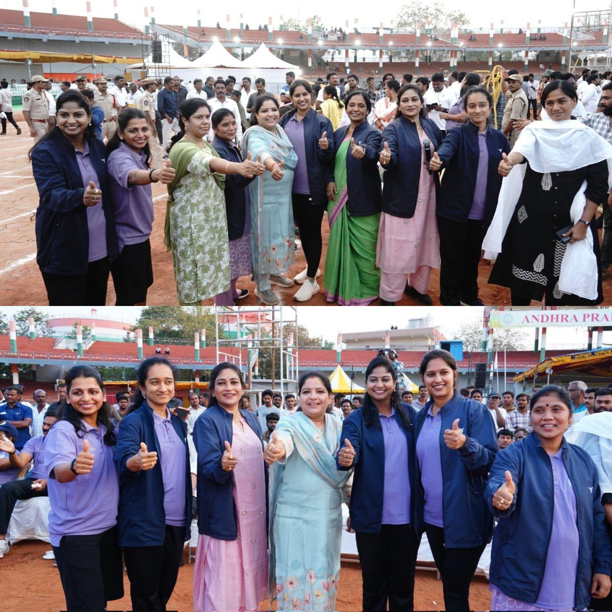 bandaru_sravani's tweet photo. చివరి రోజు "ఏపీ అసెంబ్లీ క్రీడా మహోత్సవం - ఆట విడుపు" క్రీడా కార్యక్రమాల్లో భాగంగా పలు ఆటల పోటీలో నా సహచర ఎమ్మెల్యేలతో కలిసి పాల్గొనడం జరిగింది.
#AataVidupu2026 #APLegislators
#GovtOfAndhraPradesh
#SportsAuthorityOfAndhraPradesh https://t.co/RiS59iQcHO