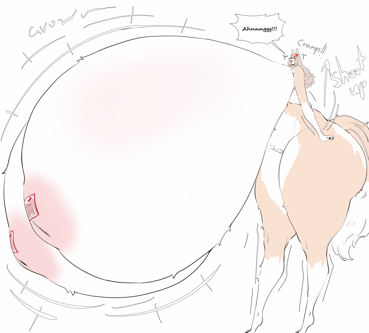 doodle after got legs cramps due to iron deficiency anemia (guessing)

stretch too hard....so let out big growth burst ⬆️⬆️⬆️