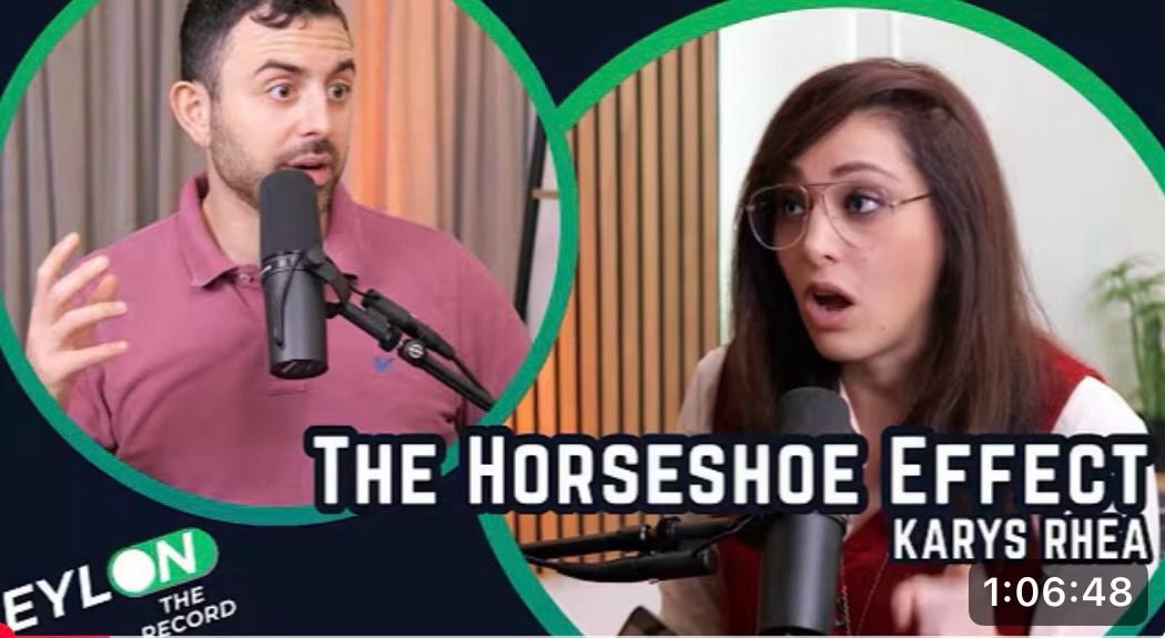 RheaKarys's tweet photo. 🫵Did you catch my conversation with @EylonALevy on @eylontherecord?

We discuss how the right and left are starting to speak the same language - especially about Jews and Israel.

🧲🧲🧲"The arc of Jew hatred bends into a horseshoe."🧲🧲🧲

WATCH NOW👇

https://t.co/PT1yQcTrKW https://t.co/FZYuw66pne