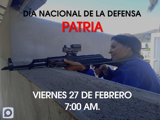 👊🏽📷  📷 #DíaNacionalDeLaDefensa📷#DemarcaciónDePatria 📷 27 de febrero de 2026